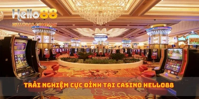 Trải nghiệm cực đỉnh tại casino Hello88