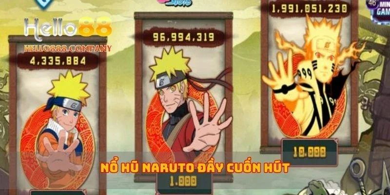 Nổ hũ Naruto đầy cuốn hút
