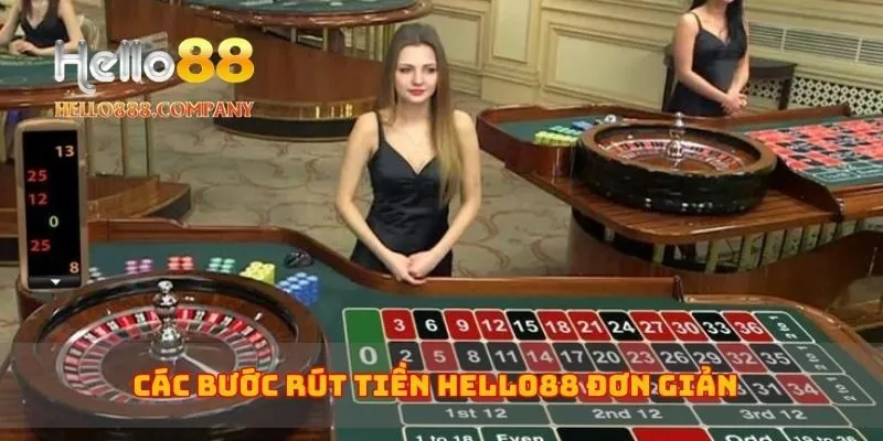 Các bước rút tiền Hello88 đơn giản